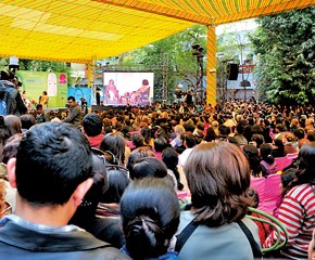 Namita Gokhale: “…this caste system of languages – it’s time it moved&nbsp;out!”